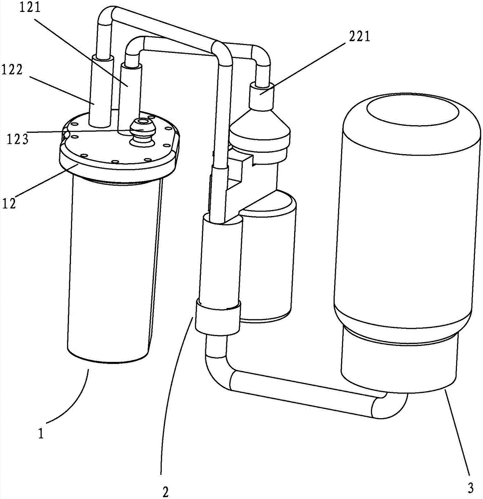 Double-loop non-scale steam generating device