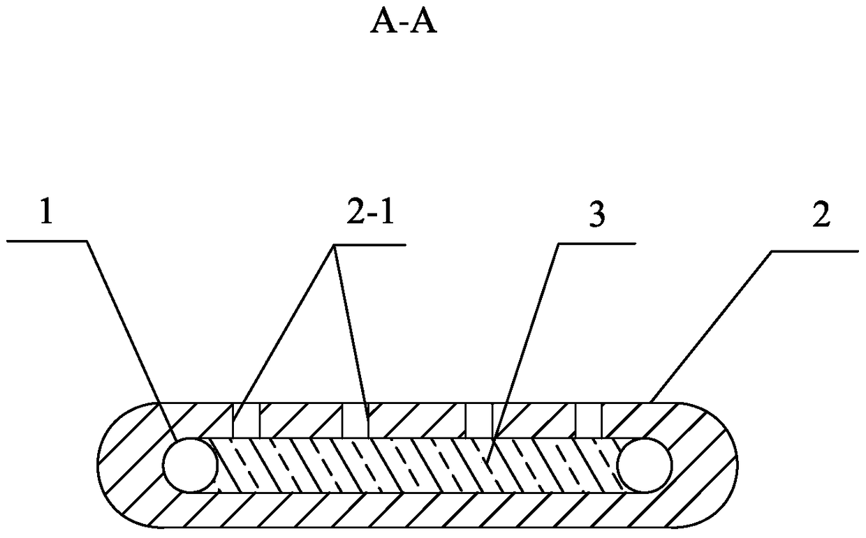 A floating carpet type swamp wetland construction device