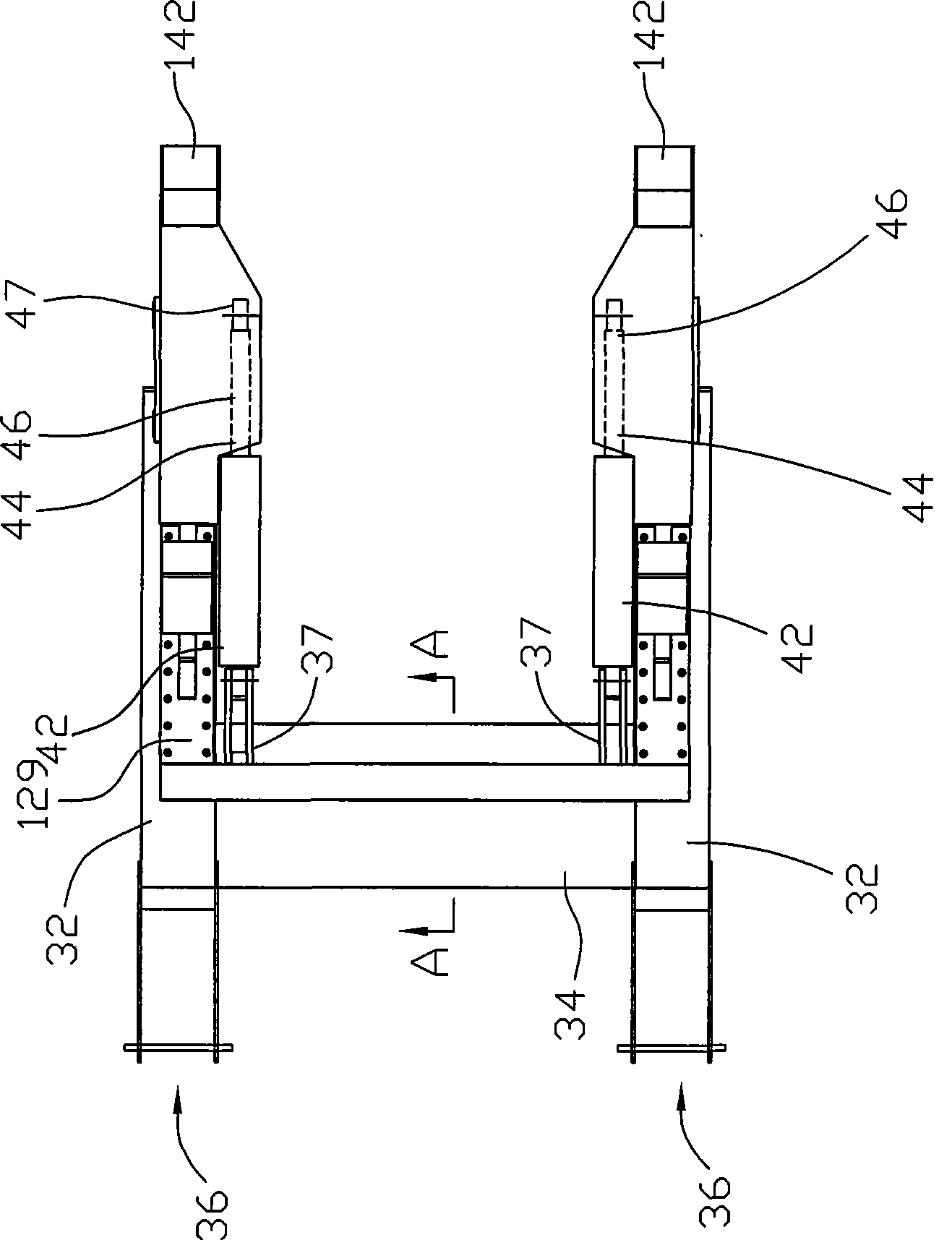 Member turnover device