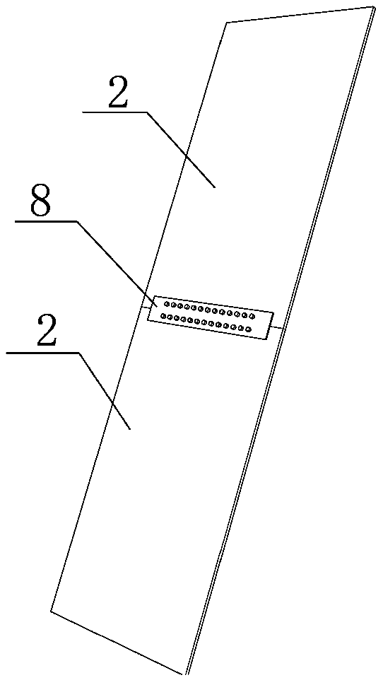 Continuous wall anti-collapse pouring formwork suitable for soft soil area and construction method