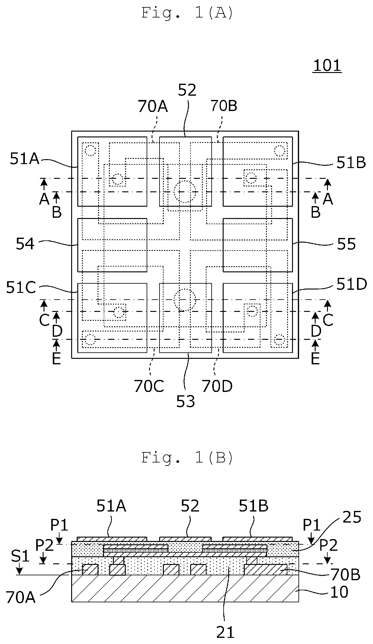 Surface-mounted LC device