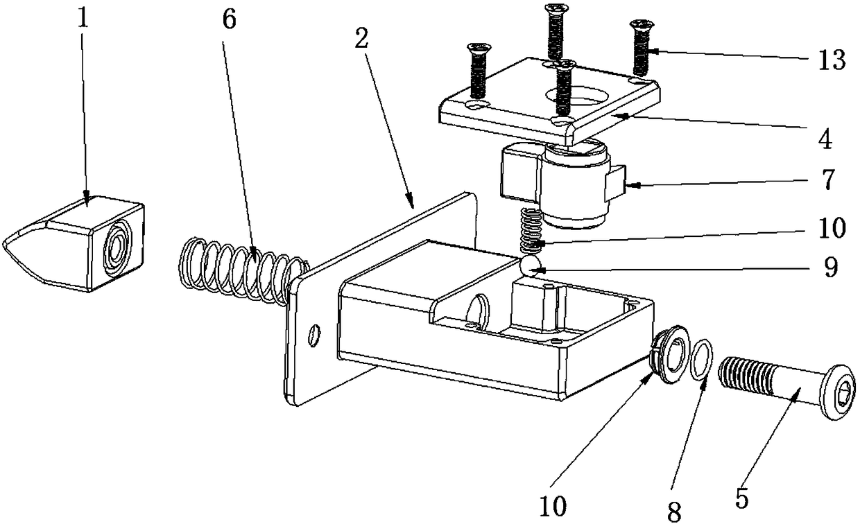 Door and window lock body with adjustable and automatic locking and unlocking functions