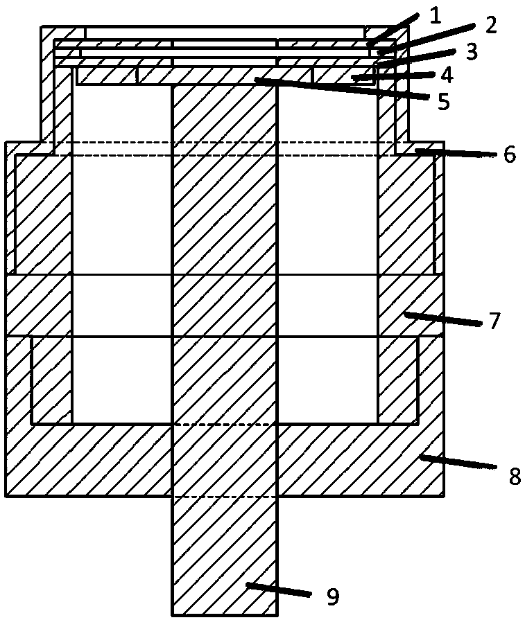 Device and method for enhancing radio frequency glow discharge mass spectrum ion signal intensity through annular magnetic field