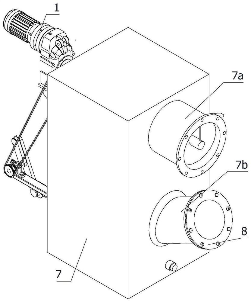 A chemical raw material de-deposition conveying device and method