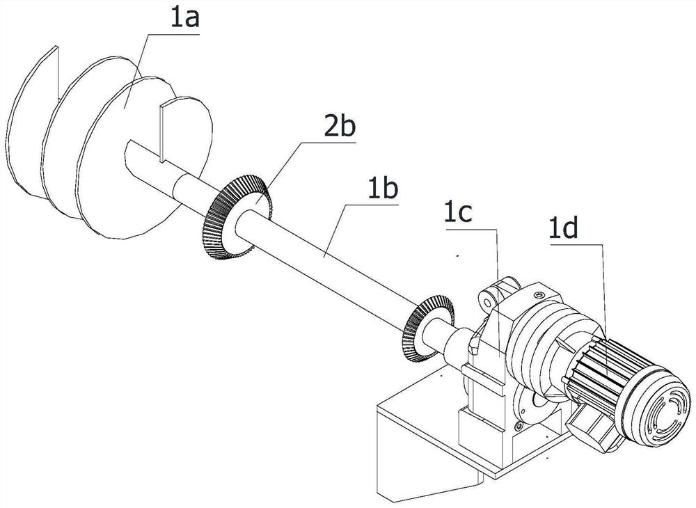 A chemical raw material de-deposition conveying device and method