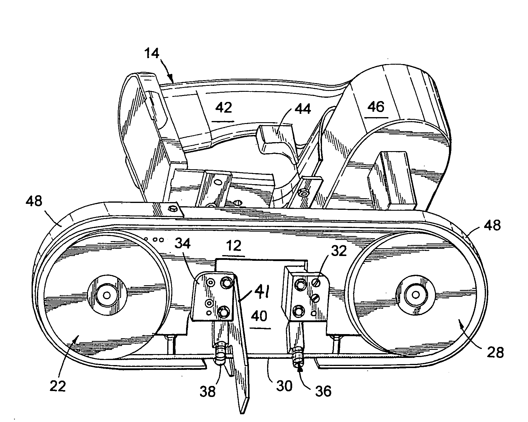 Hand-held band saw