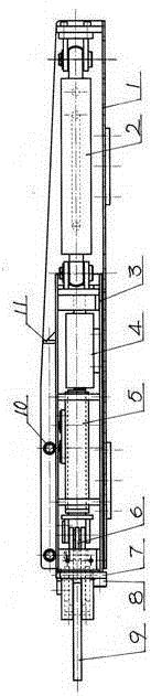 Split garbage compressor push-pull mechanism