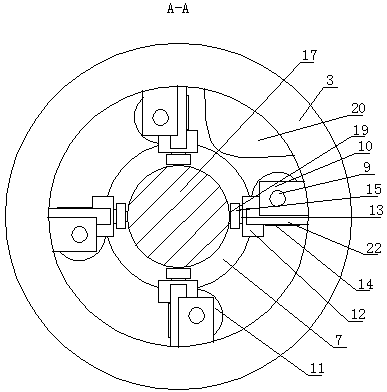 Construction device for wall connecting piece assembly for scaffold