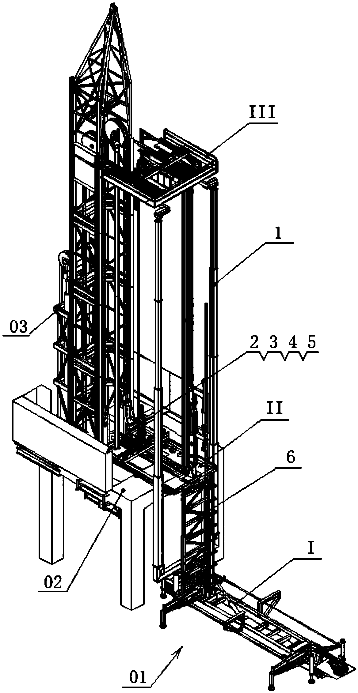 Automated workover rig for offshore platform and well repairing method