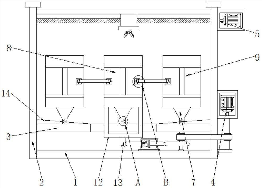 Building auxiliary structure based on prefabricated reinforced concrete hollow formwork