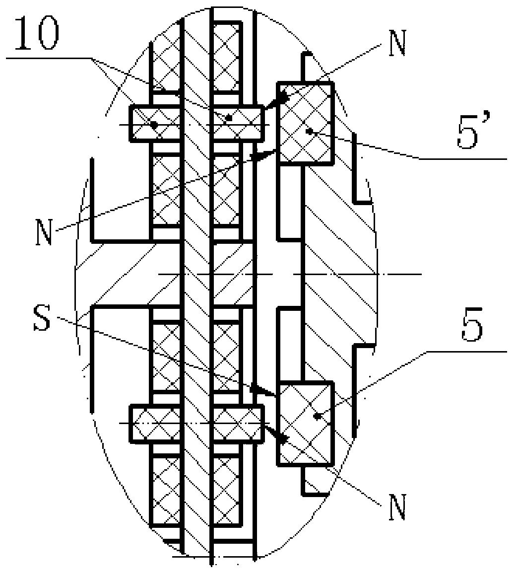Piezoelectric power-generation device for supplying power for rail vehicle bearing monitoring system