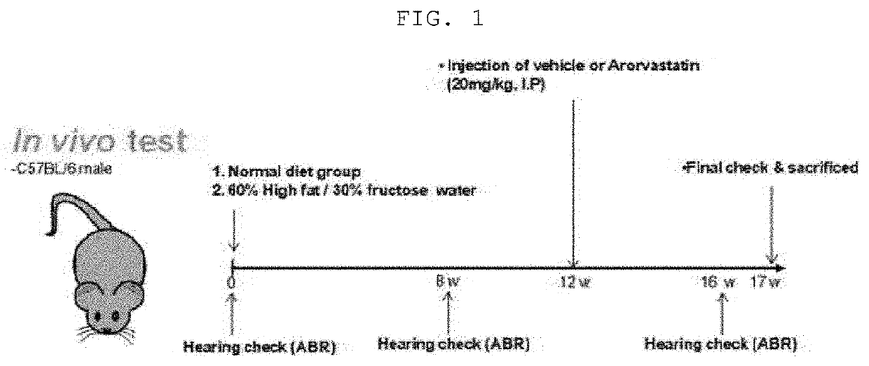 Composition for preventing or treating hearing loss, containing atorvastatin as active ingredient