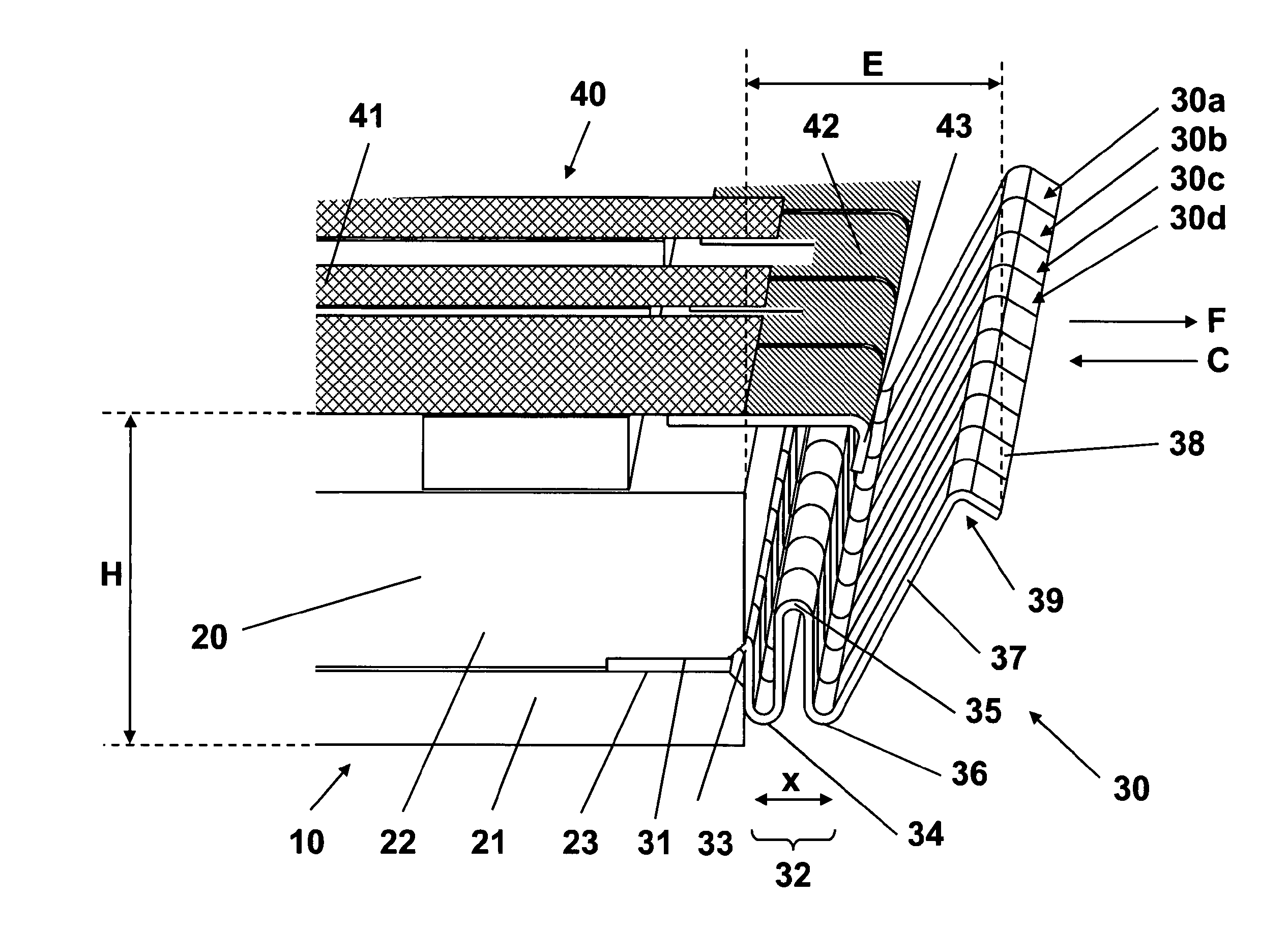 Mask support, mask assembly, and assembly comprising a mask support and a mask