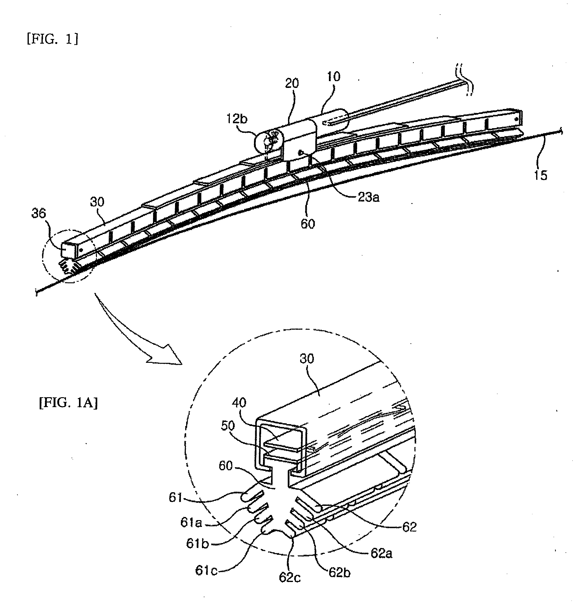 Wiper having tilting multi-blade