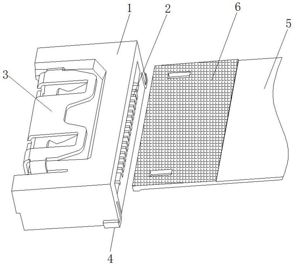 Brand new FPC connector and connection method thereof