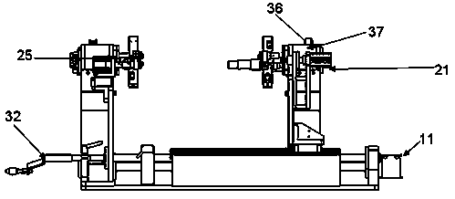 Full-automatic overturn plate positioning mechanism