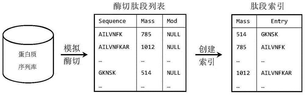 Crosslinking dipeptide rapid identification method