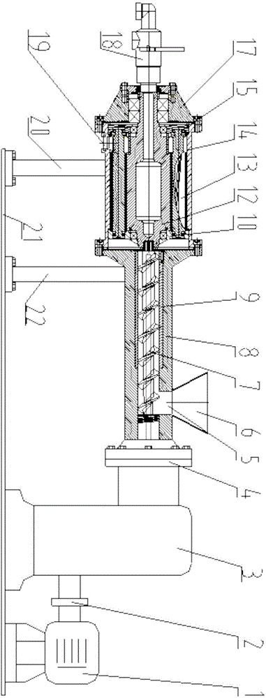 Planetary gear type mixing device