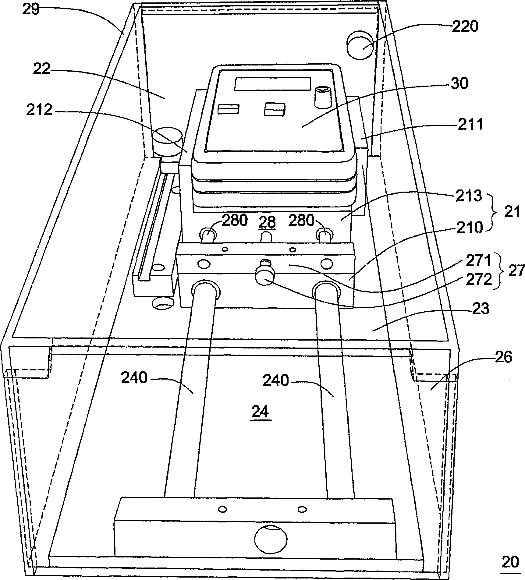 Static voltmeter correcting assembly, making method thereof and correcting method thereof