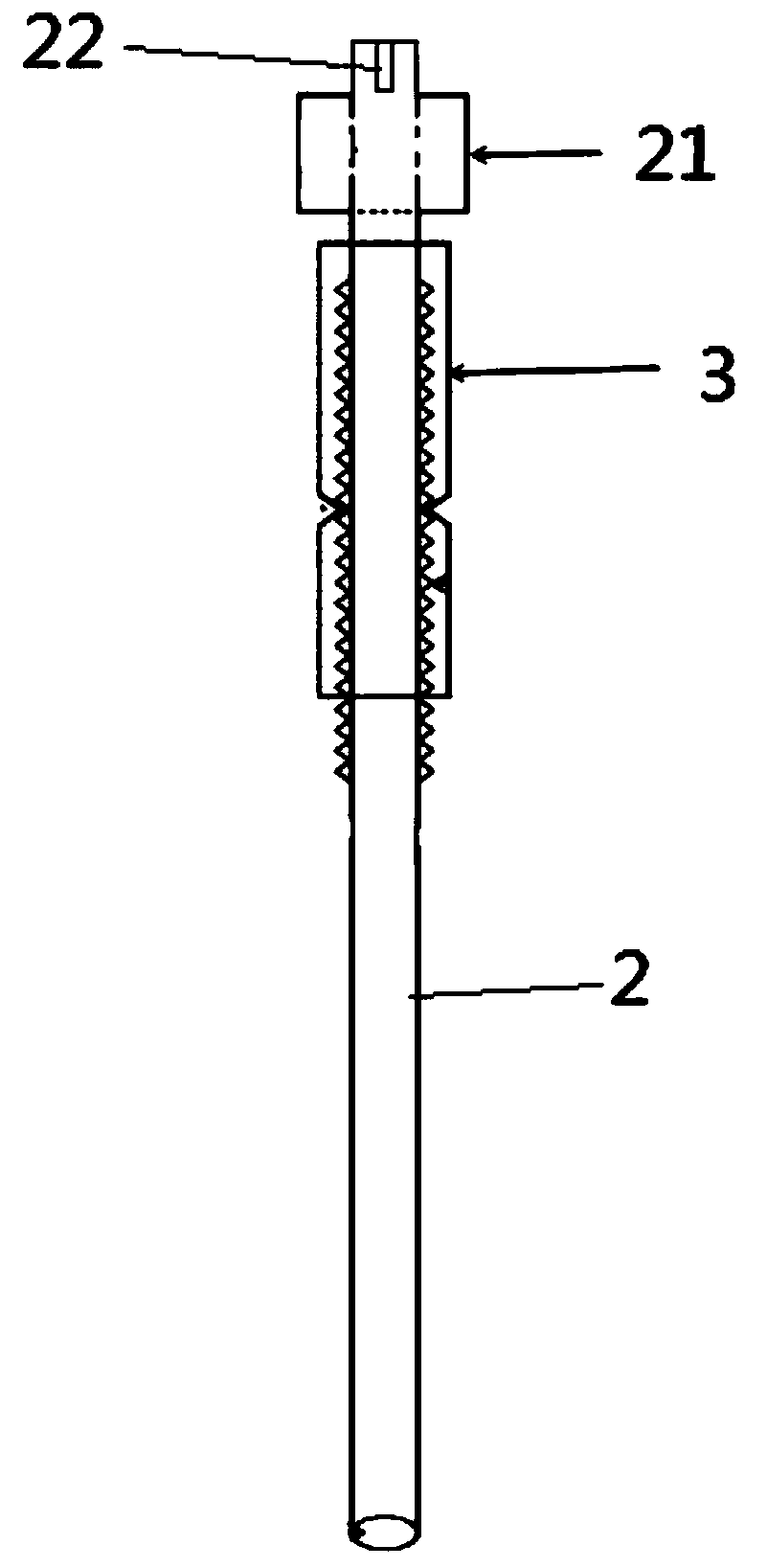 Real-time ultrasonic percutaneous puncture suction biopsy injection device