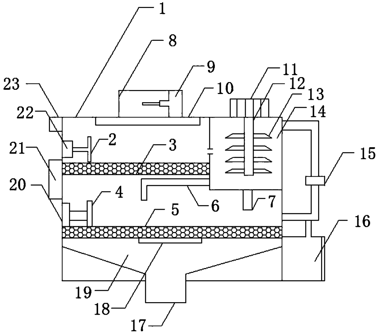 Dishwasher residue filtering and collecting device