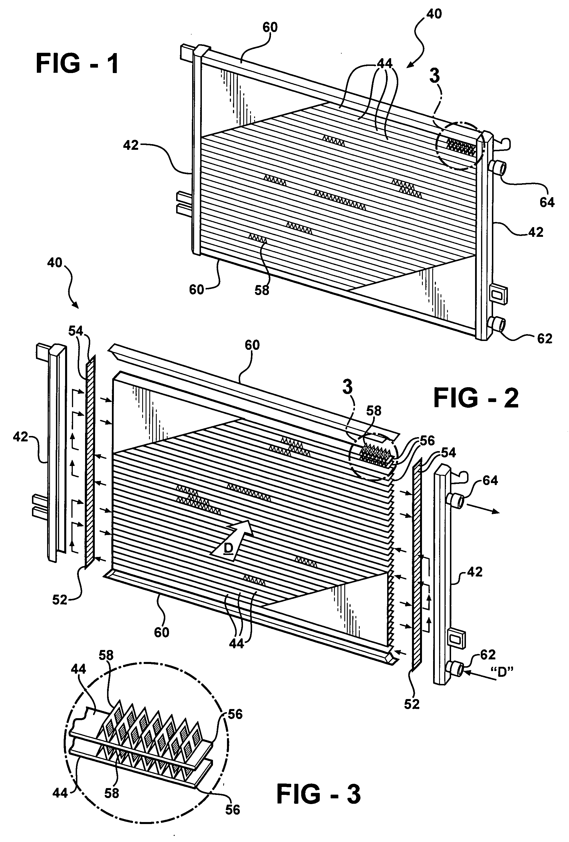 Flat tube evaporator with enhanced refrigerant flow passages