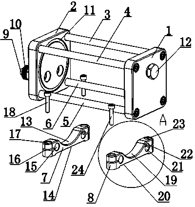 Three-dimensional rotary type rotating frame