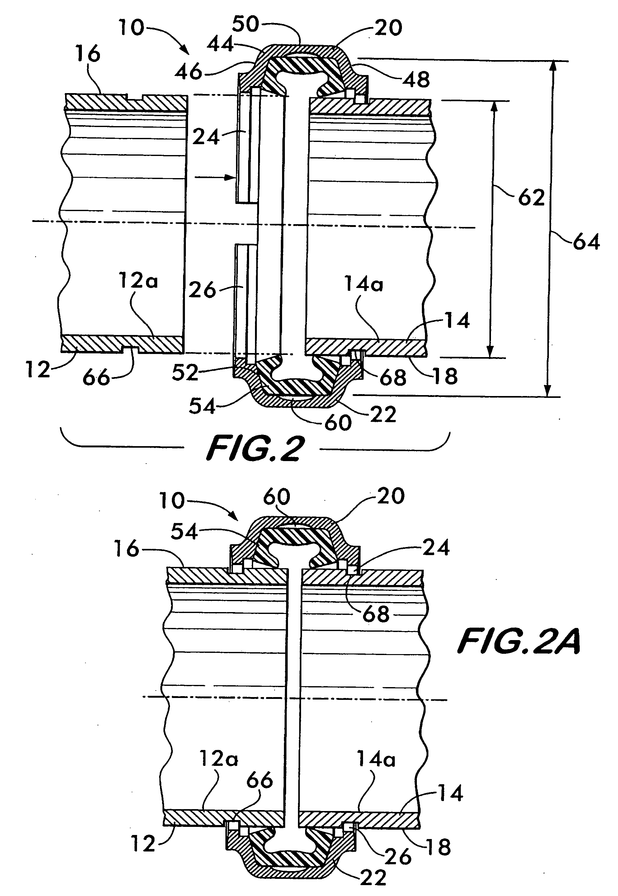 Mechanical pipe coupling having pipe clearance notches
