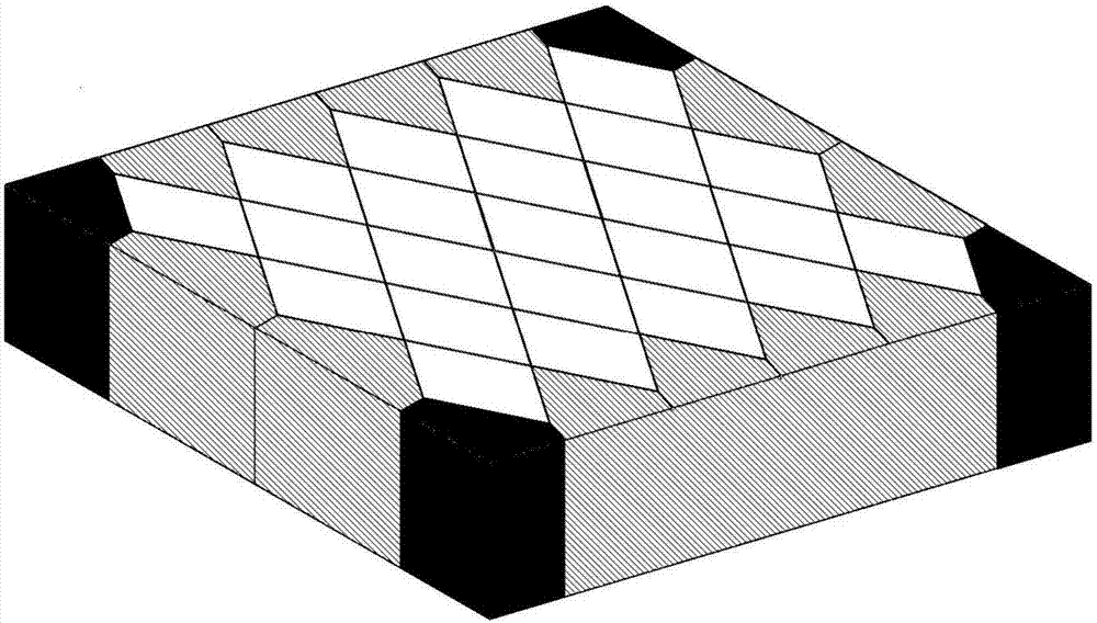 Automatic generating method of three-dimensional woven composite hexahedron finite element model