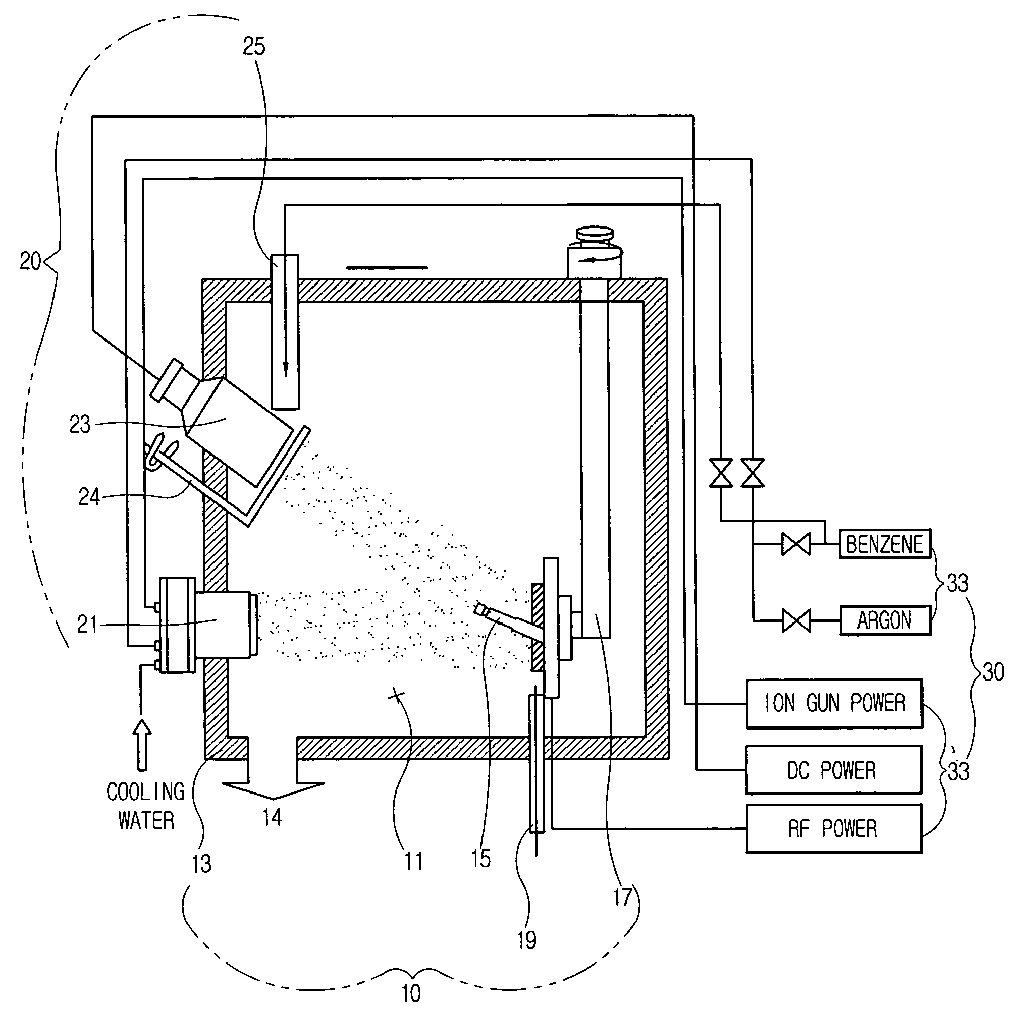 Tungsten-including diamond-like carbon film and manufacturing method thereof, and dental device manufactured by the method