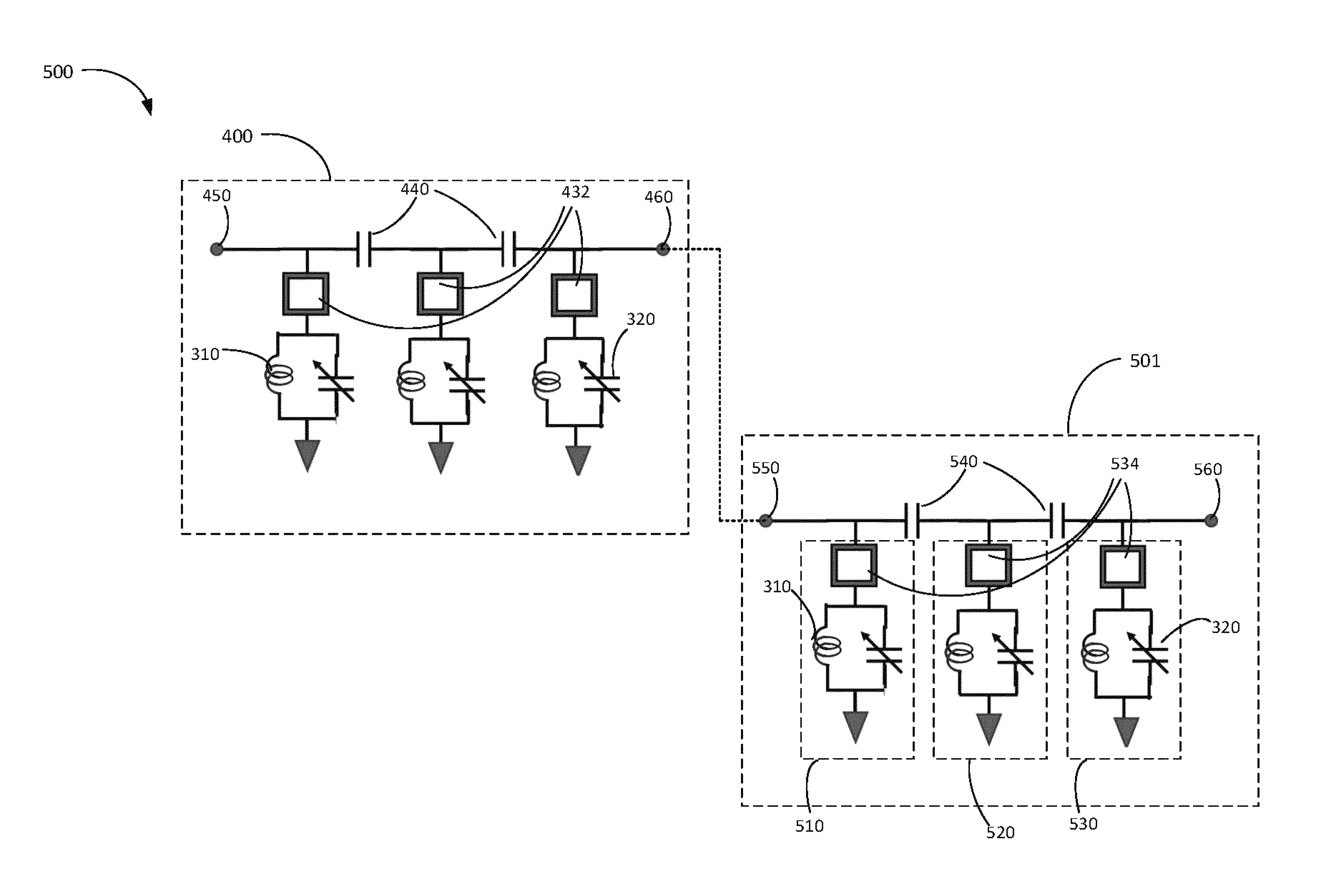 Frequency and bandwidth tunable microwave filter