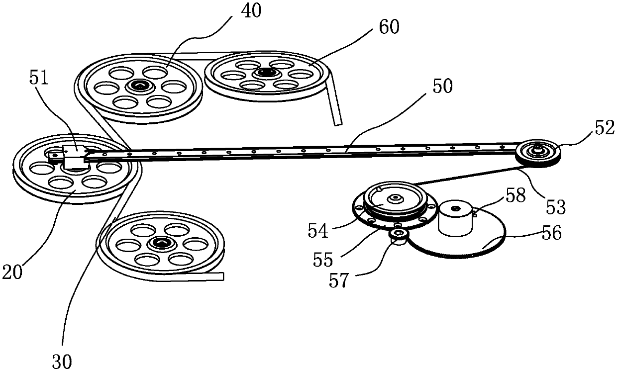 Take-up and pay-off buffering structure for mooring unmanned aerial vehicle and working method thereof