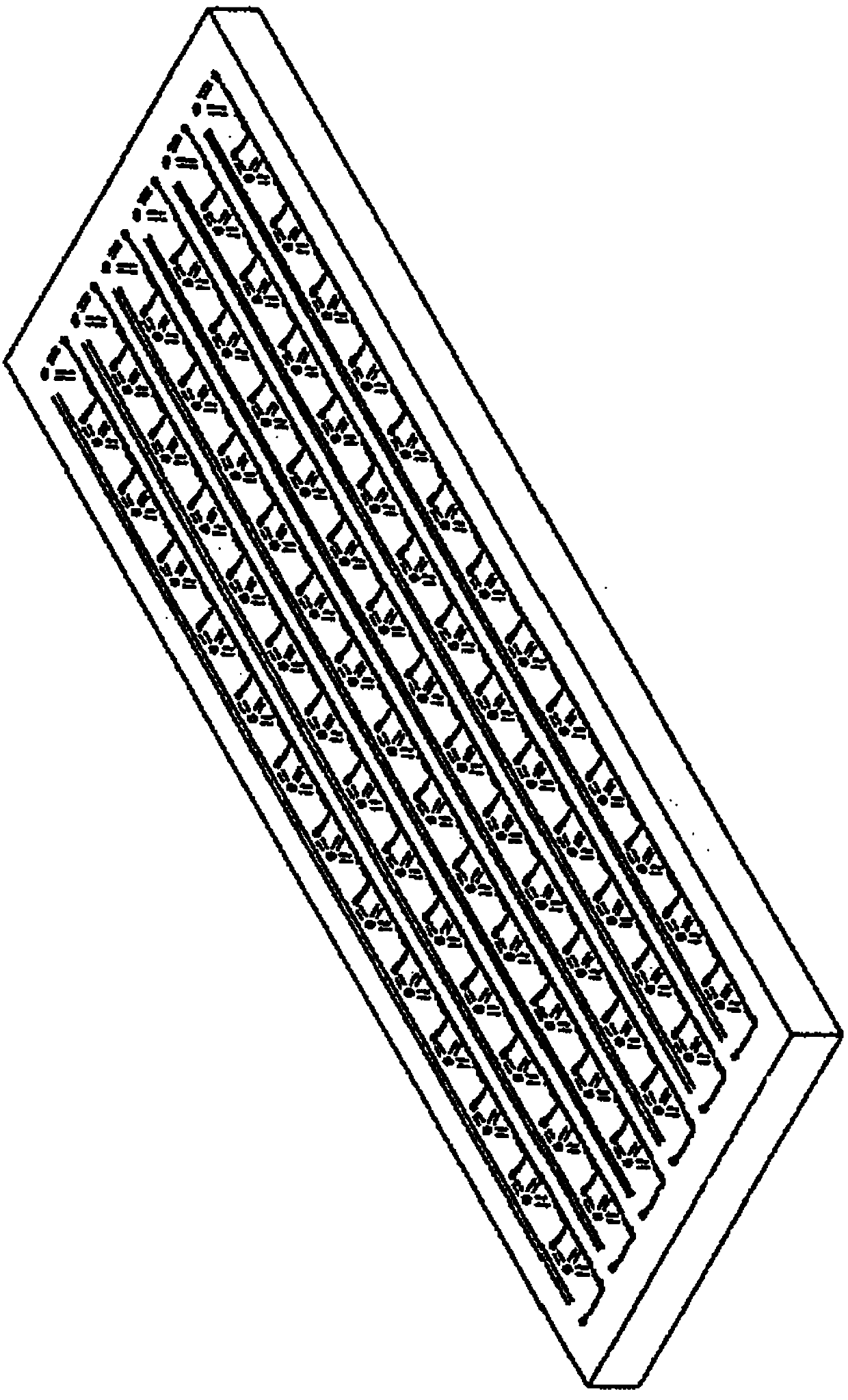 Longitudinal sleeper vibration damping track and its vibration damping assembly