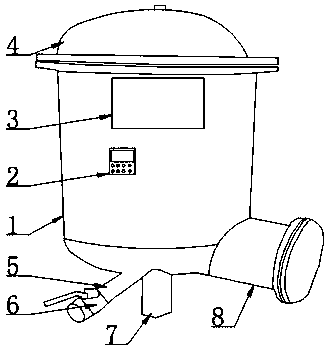 Oil receiving device for chemical machinery equipment