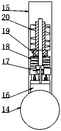 Oil receiving device for chemical machinery equipment