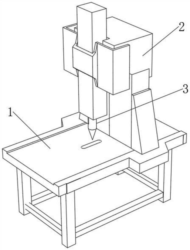 Self-cooling drilling device for numerical control machine tool