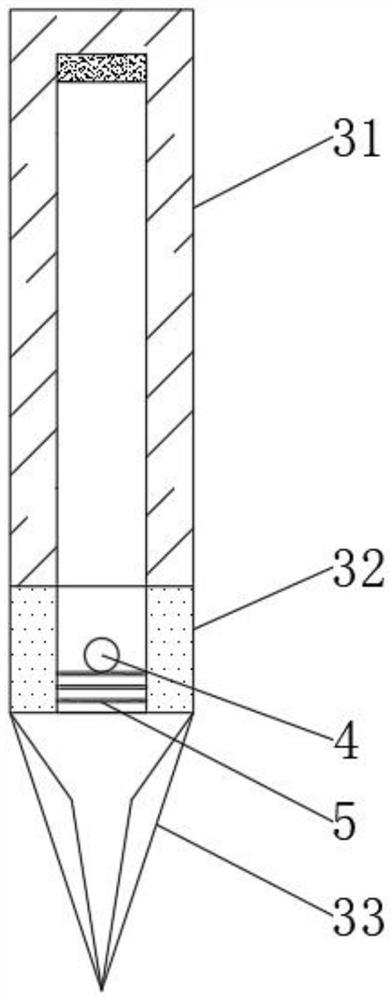 Self-cooling drilling device for numerical control machine tool