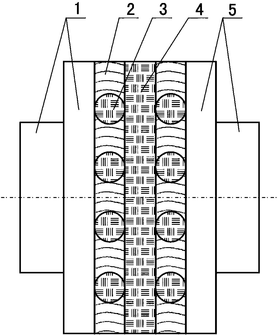 A gapless force transmission coupling device that can generate shear deformation in a supergravity field