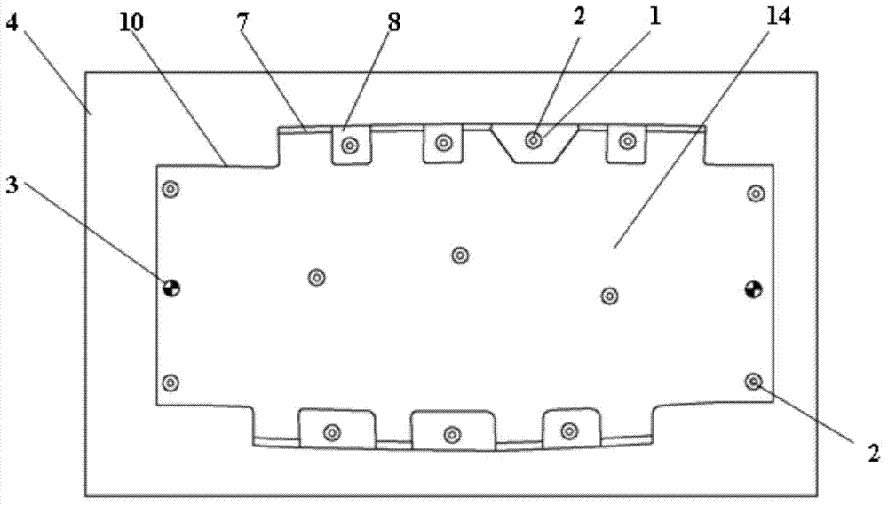 Method for numerical control machining of large aircraft rib parts
