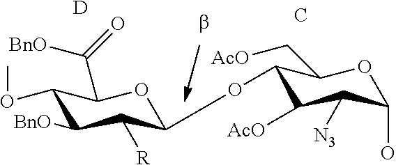 Process for preparing heparinoids and intermediates useful in the synthesis thereof