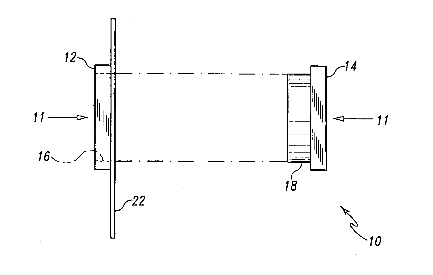 Method of producing collar stays from identification cards