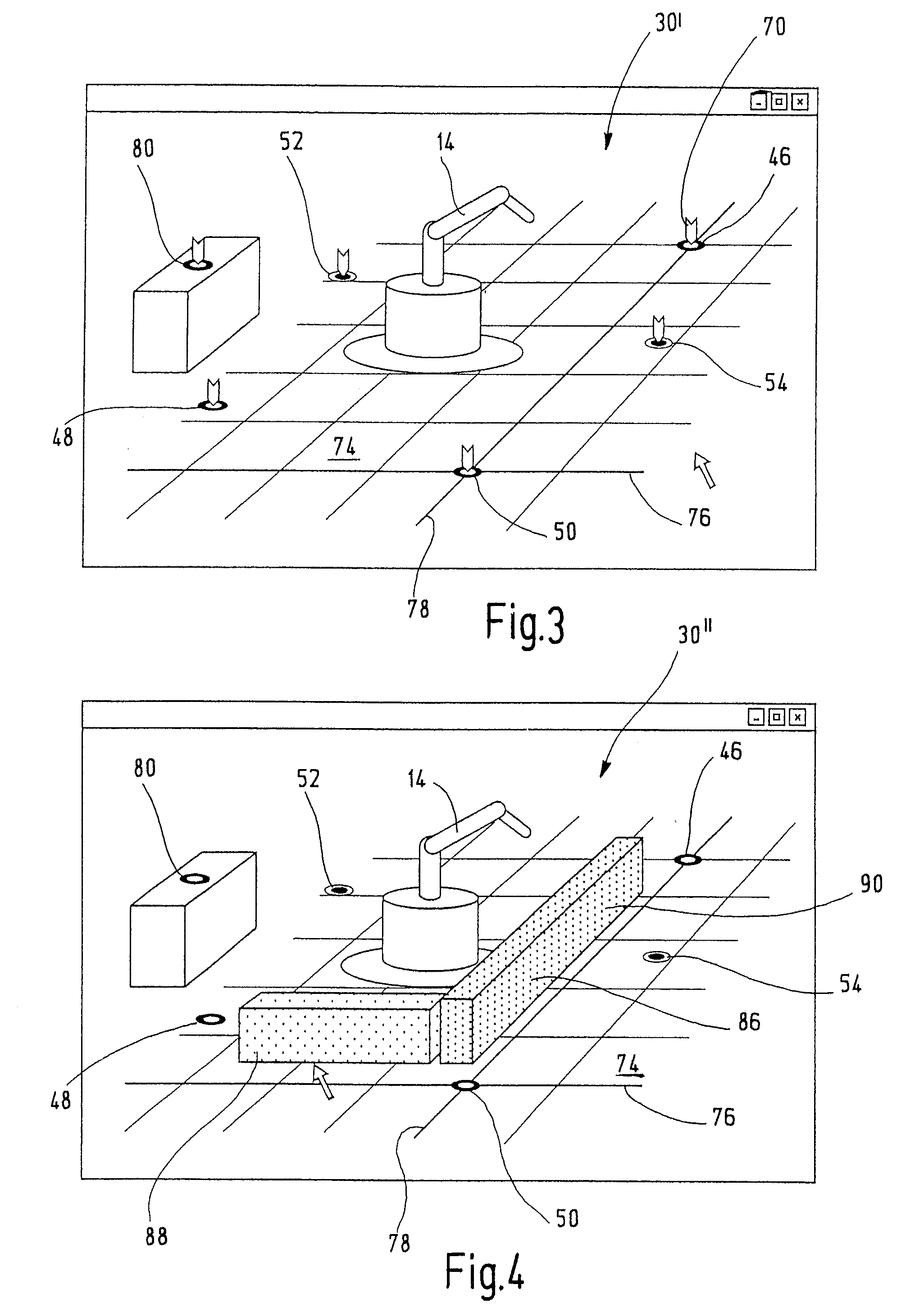 Method and system for configuring a monitoring device for monitoring a spatial area