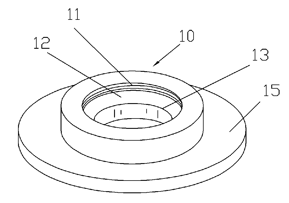 Device for sustaining differential vacuum degrees for electron column