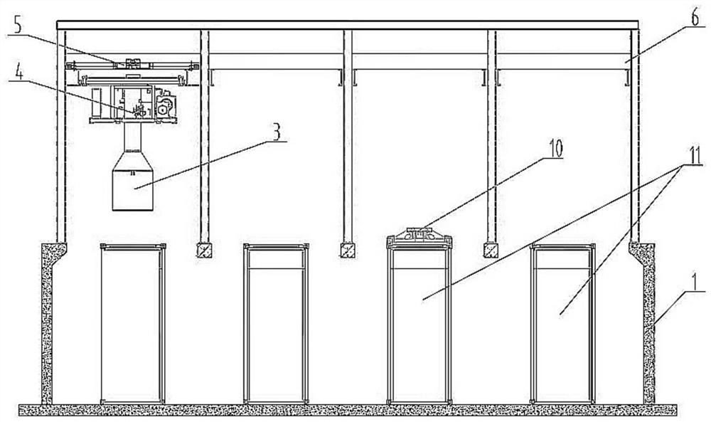 Garbage transfer system and operation method thereof