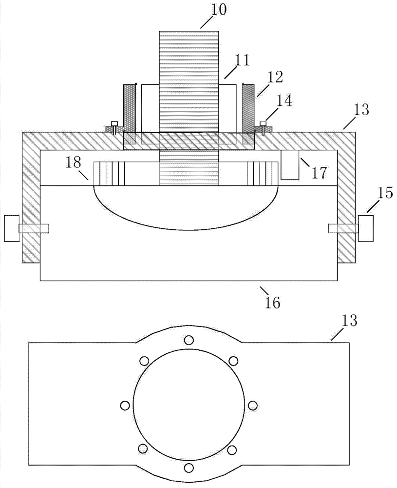 Rotary transformer static and dynamic angle measuring accuracy calibration device and method