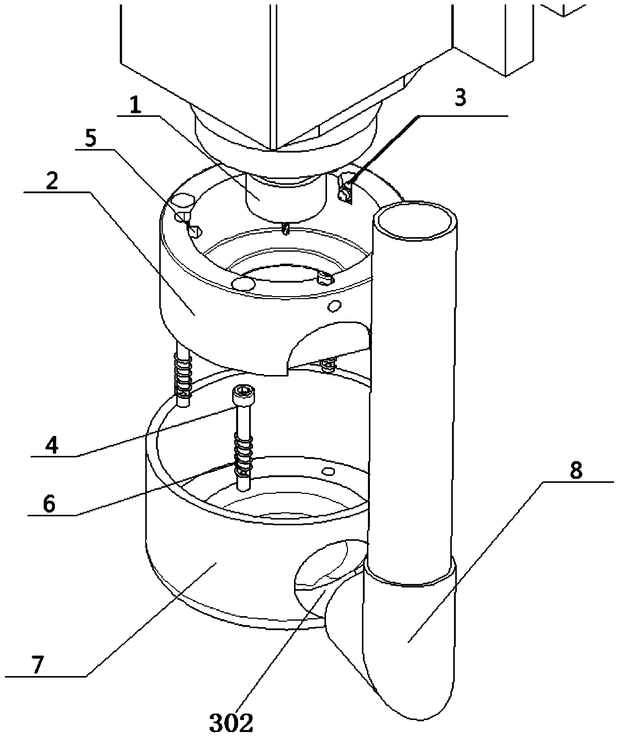 Dust exhaust hood of PVC engraving machine