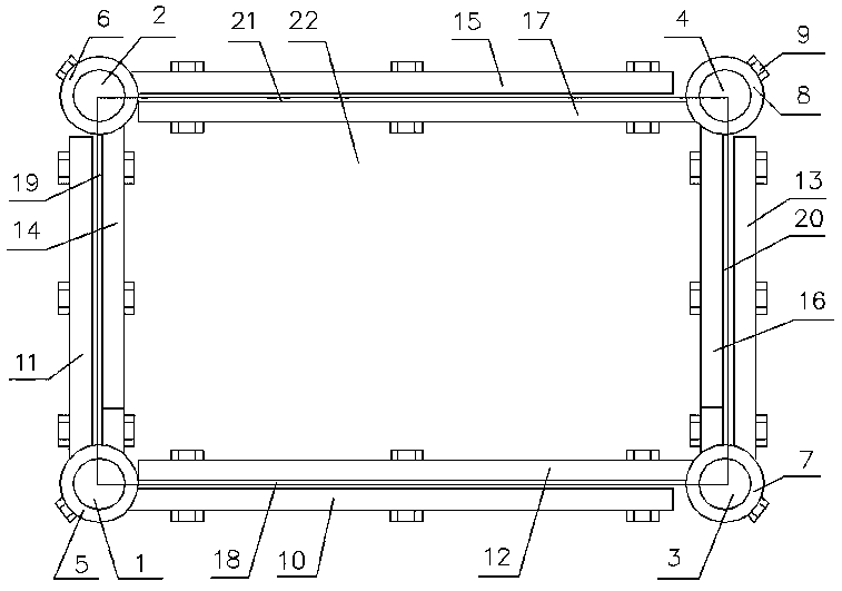 Agricultural straw recovery fermentation device for environmental protection and installation method