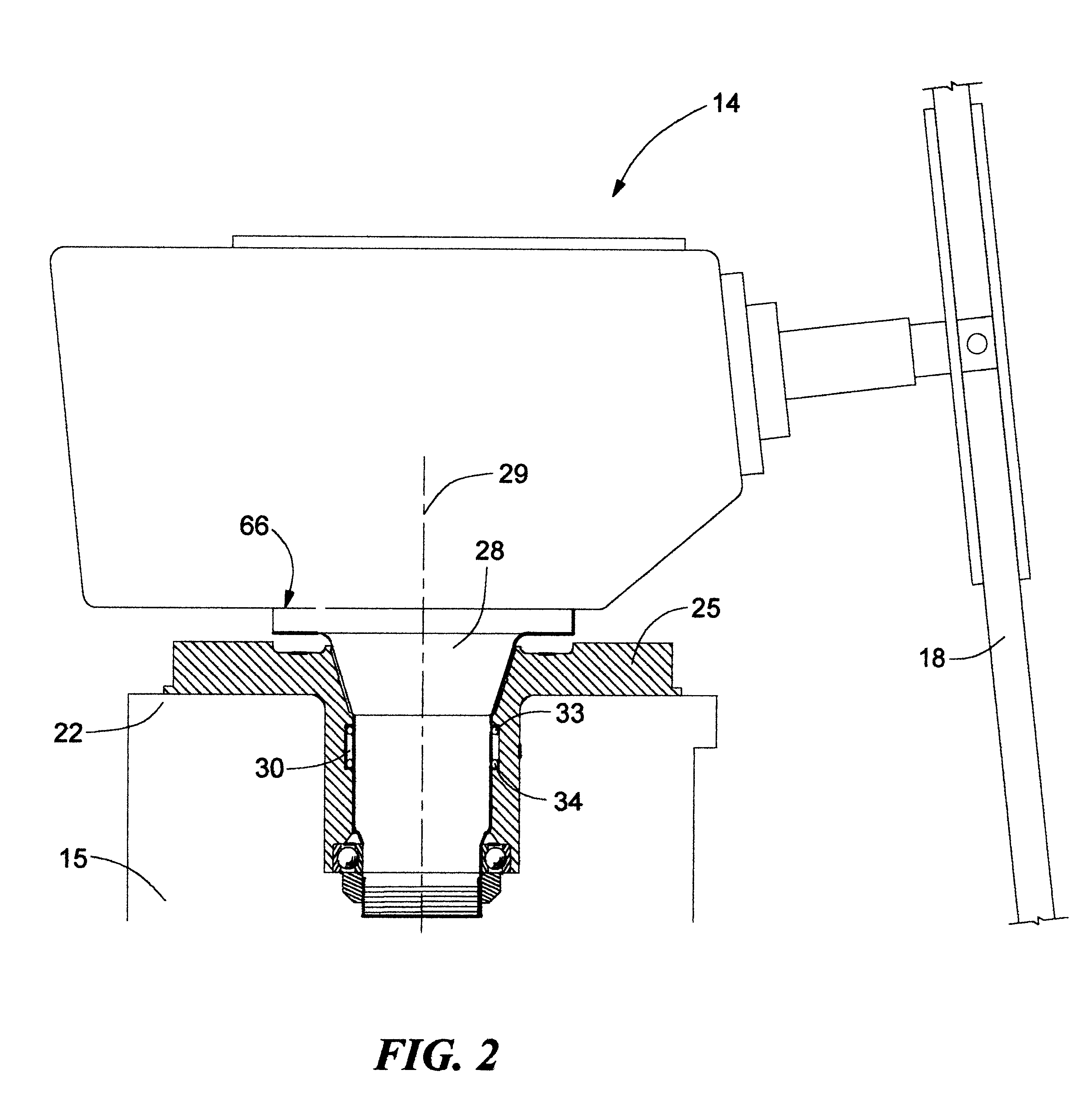 Heating system valve for a wind machine