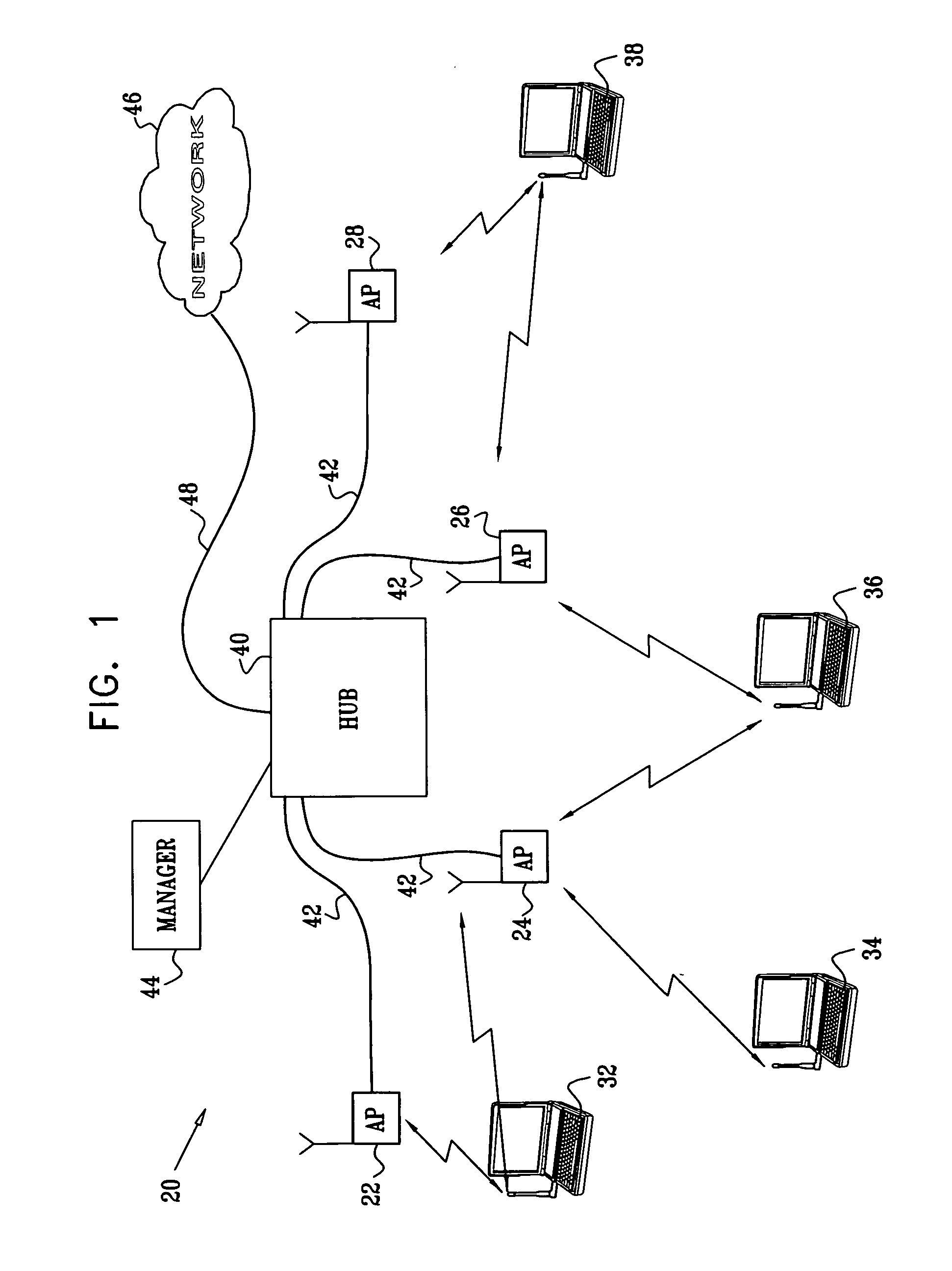 Spatial reuse of frequency channels in a WLAN