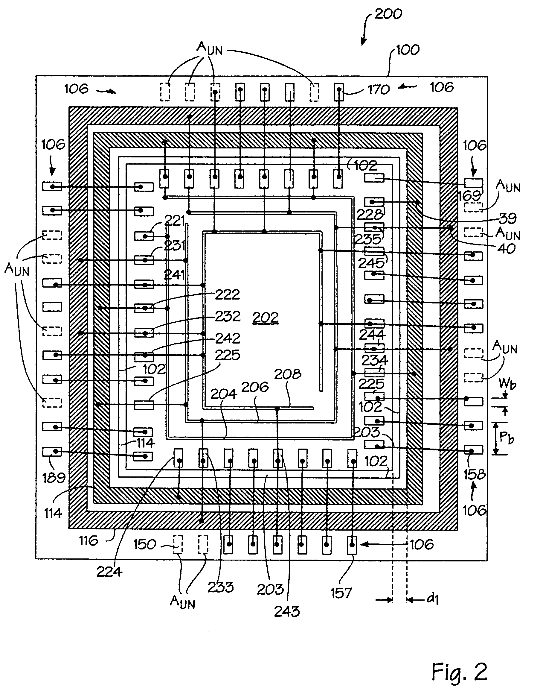 Multi-power ring chip scale package for system level integration